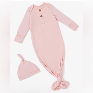 NWT Bamboo Baby Pajamas with Hat